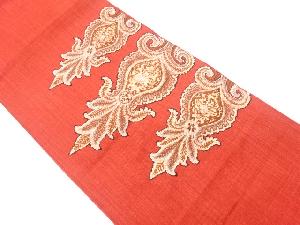 リサイクル　抽象模様織出し名古屋帯